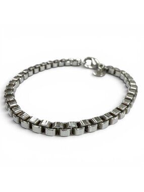 Tiffany & Co Venetian 925 Chain Bracelet Silver